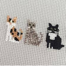 3 Kedi Kanavicesi Nazarca Com Kanavice Kanavice Ornekleri Elde Nakis