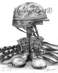 Pencil Drawing Print Soldier S Cross Day 131 Army Drawing Military Drawings Soldier Drawing