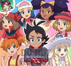 Our Pokegirls (: | Pokémon heroes, Goh pokémon, Cute anime chibi