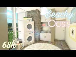 Roblox Bloxburg Beachy Oasis Home 68k Youtube House Decorating Ideas Apartments Luxury House Plans Unique House Design