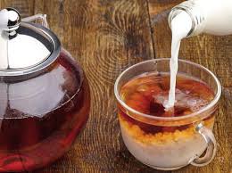 Resultado de imagen de te con leche