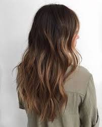 Low Maintenance Brunette Hair Color On Fine Dark Asian Brunette Hair Hair Color Asian Asian Hair Hair Highlights