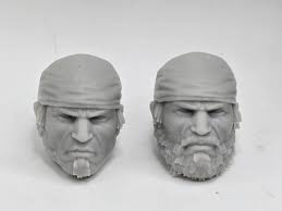 Custom 3d Printed Compatible Classified Legends Comic Multiverse Gear  Warrior Mark Head 1/12 1-10 Scale Custom Fodder