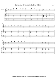 Twinkle Twinkle Little Star Sheet Music For Flute Cello Sheet Music Cello Music Sheet Music