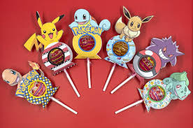 Lecca lecca personalizzato 12 pz, tema Pokémon, personalizzabile con  qualsiasi tema. - Etsy Italia