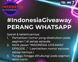 We did not find results for: Begini Cara Perang Whatsapp Di Indonesia Giveaway Zona Banten