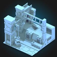 Exmachina Thibaultsimar Twitter Game Concept Art Isometric Design Game Design