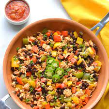 Beans are high in protein and fiber, so you will feel fuller for longer without consuming all the calories. Healthy Turkey Skillet Burrito Gf Low Calorie Skinny Fitalicious
