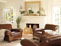 Image Result For Beachy Home Decor With Dark Furniture Living Room Leather Brown Living Room Pottery Barn Living Room