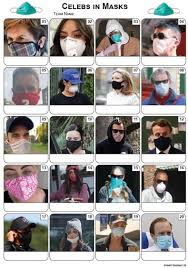 Challenge them to a trivia party! Celebrities In Masks Picture Quiz Pr2192