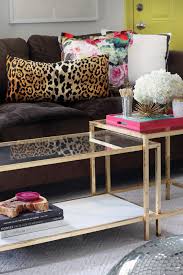Then paint and seal with wax sealer, that goes on like paint or stain, but dries to a hard finish. Diy Tuesday Easy Gold Ikea Coffee Table Hack Betterdecoratingbible