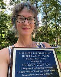 y'all, i'm beyond thrilled!! I received the virgil orr junior faculty  teaching award today! thanks to generous donors that make awards like this  possible. whatever gem of a human nominated me…thank you!!