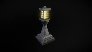 In japan, tōrō were originally used only in buddhist temples, where they lined and illuminated paths. Japanese Stone Lantern Download Free 3d Model By Sahir Virmani Sahirvirmani E0417d1
