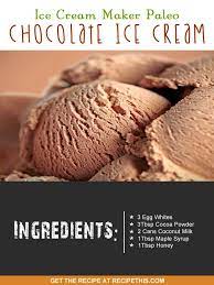 Once blended add mixture to an ice cream machine and follow manufacturers instructions. Recipe This Ice Cream Maker Paleo Chocolate Ice Cream Recipe Paleo Ice Cream Recipe Paleo Chocolate Ice Cream Ice Cream Maker Recipes