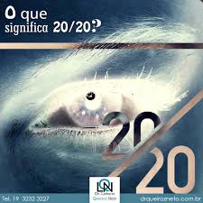 Dr Leoncio Queiroz Neto Tanto 20 20 1 0 Como 20 40 0 5 Sao Medidas Para Avaliar O Quanto Voce Enxerga A Distancia A Relacao 20 40 Significa Que Voce Deve Estar A 20 Pes