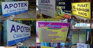 Berikut dibawah ini adalah sedikit contoh desain order cetak indoor/outdoor. Harga Neon Box Banyuwangi