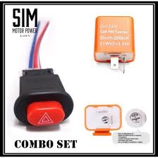 Check spelling or type a new query. Signal Flasher Motorcycle Adjustable Led Blinker Relay Hazard Double Signal Condenser Ex5 Lc135 Y15zr Rs150r
