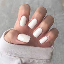 Spice up your look with white short nails from alibaba.com. Amazon Com Kakaco Square White Press On Nails Short Fake Nails Glossy False Nails Full Cover Acrylic Nail For Women And Girls Pack Of 24 Set 6 Beauty