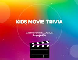 Distance Learning Google Slides Kids Movie Trivia Virtual Zoom Game In 2020 Movie Facts Kid Movies Trivia