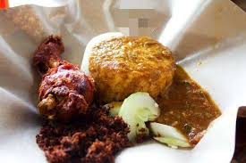 Nasi kukus ayam goreng pasar malam melayu. Resepi Nasi Ayam Goreng Berempah