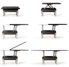 Ozzio Transformable Tables Use Them The Way You Want Designbuzz Adjustable Height Coffee Table Coffee Table Convert To Dining Table Adjustable Coffee Table