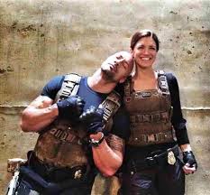 Otherwise, tyrese gibson and chris 'ludacris' bridges are left with the snappy comedic relief, while gina carano, gal gadot, and elas pataky merely get to look feisty and hot in their action scenes (but at least they do a great job at it). The Rock Takes A Nap On Gina Carano S Shoulder Between Takes Fast And Furious The Rock Dwayne Johnson Dwayne The Rock