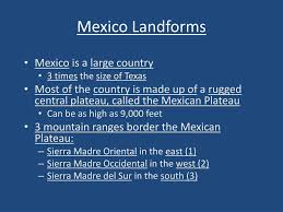 More images for central mexican plateau » Ppt Physical Geography Mexico Central America Caribbean South America Powerpoint Presentation Id 2730299