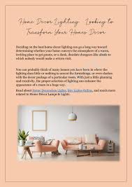 Homebyme, free online software to design and decorate your home in 3d. Home Decor Lighting Looking To Transform Your Homes Decor By Elenalily Issuu
