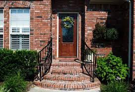 Single staircase, the tattoo house by. Building Exterior Stairs With Classy Bricks And Modern Tiles