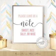 Please Leave Us A Note Guestbook Sign Best Wishes Sign Etsy Wedding Guest Book Sign Guest Book Frame Wedding Wedding Day Messages