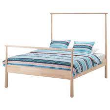 Gjora Luroy Cift Kisilik Karyola Hus 140x200 Cm Ikea Yatak Odalari Karyola Mobilya Fikirleri Yatak