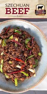 Make Your Own Szechuan Beef Right At Home In Just Three Steps Thinly Sliced Certified Angus Beef Brand Flank Sliced Beef Recipes Beef Dinner Beef Recipes