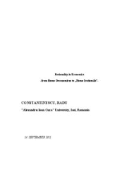 Istruzioni e descrizione della mitragliatrice s.i.a irational in mod previzibil. RaÅ£ionalitatea In Economie De La Homo Oeconomicus La Homo Irationalis Munich Personal Repec Archive