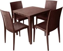 With a few extra dining chairs, you can have even more guests have sit and dine with you. Cello Brown Plastic Table Chair Set Price In India Buy Cello Brown Plastic Table Chair Set Online At Flipkart Com