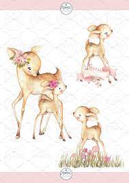 Deer Clipart Watercolor Png Baby Deer Clip Art Deer Drawing