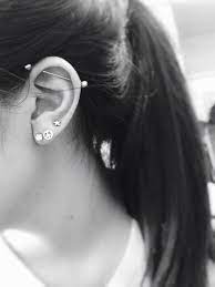 Resultado De Imagem Para Piercing Industrial Cool Piercings Ear Piercings Industrial Piercings