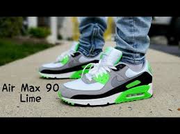 Nike Air Max 90 Lime 2020 Uboxing On Feet Youtube