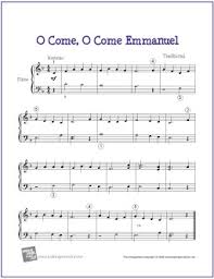 Learn this calm, yet bright arrangement of the carol's popular mueller variation, set in the key of d major. O Come O Come Emmanuel Free Easy Piano Sheet Music