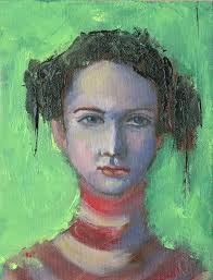 Prayers and angels 4x12 mini painting