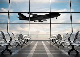 Airplane Lounge Airport Backdrop Real Scene Photography Professional Background Studio Photography Backdrop Airplane Theme Backdrops