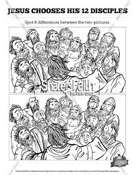 1.37 mb, 3508 x 2480. Jesus Chooses His 12 Disciples Sunday School Coloring Pages Sharefaith Kids