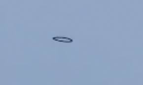 Strange black circle spotted in sky over salt lake city. Ufo Alert Mysterious Black Ring Hovers In The Sky Above A Montana Ranch Can You Guess What It Is Daily Mail Online