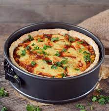 Expect most springform pans to leak a little bit. Pizza Kuchen Rezept Vegan Glutenfrei Einfach Elavegan Rezepte