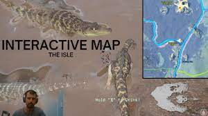 The Isle Interactive Map The Isle Interactive Map With Utah Raptor In Evrima The Isle 0.9.88.07 -  Youtube