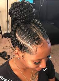19 Spectacular Hairstyles Capelli Medi Ideas Cornrow Hairstyles Braided Bun Hairstyles Braided Hairstyles