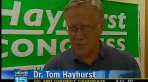 Tom Hayhurst campaigns in Fort Wayne