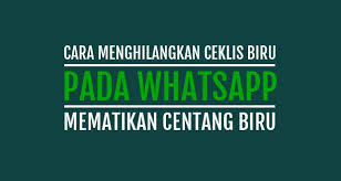 We did not find results for: Cara Menghilangkan Ceklis Biru Pada Whatsapp Mematikan Centang Biru Info Menarik