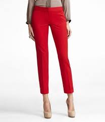 Signature Stretch Editor Ankle Pants From Express In Red Just Bought These Today Red Dress Pants Clothes Clothes For Women
