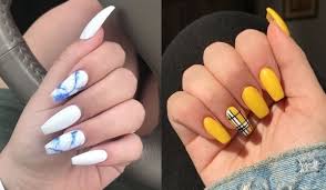 Check out the coolest images of very simple, easy and cute nail designs. 35 Beautiful And Cute Coffin Nail Designs To Try In 2021 Her Gazette
