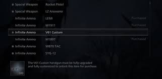 Completing the game once unlocks the bonuses > extra content shop. Resident Evil 8 Village How To Unlock Infinite Ammo Cheat Ginx Esports Tv